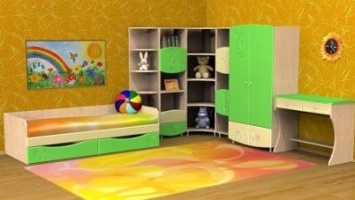Модульная мебель для детской комнаты 