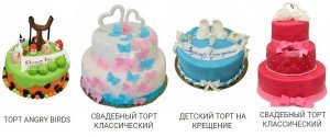 Типы тортов названия и фото