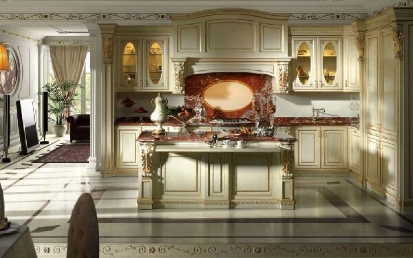 Итальянская мебель для кухни – классика стиля. 