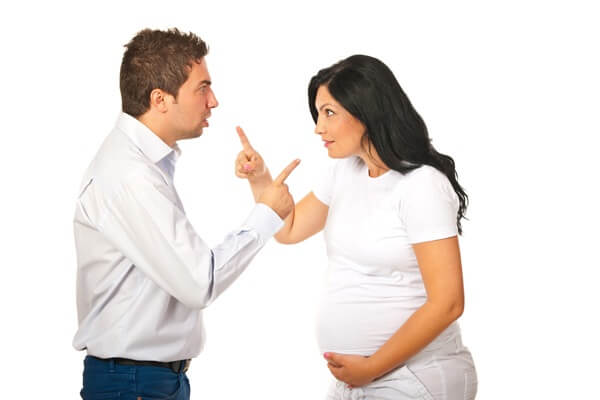 Конфликты в семьях в период беременности. 