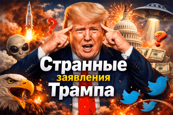 Самые странные заявления Трампа, которые заставляют задуматься 😅 Самые странные заявления Трампа, которые заставляют задуматься 😅