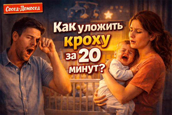 Как уложить ребёнка спать без слёз за 20 минут