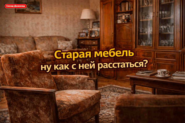 Старая мебель – почему рука не поднимается выбросить 😄