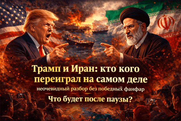 Трамп и Иран – кто кого переиграл на самом деле – неочевидный разбор без победных фанфар, но с холодной головой 😏🔥 Трамп и Иран – кто кого переиграл на самом деле – неочевидный разбор без победных фанфар, но с холодной головой 😏🔥