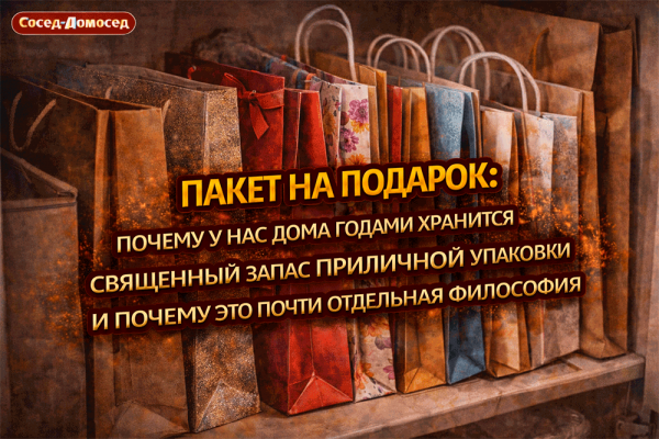 Пакет на подарок – почему у нас дома годами хранится священный запас “приличной упаковки”