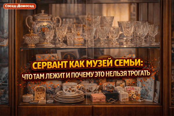 Сервант как музей семьи – что там лежит и почему это нельзя трогать 😄 Сервант как музей семьи – что там лежит и почему это нельзя трогать 😄