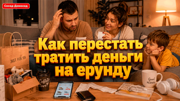 Как перестать тратить деньги на ерунду