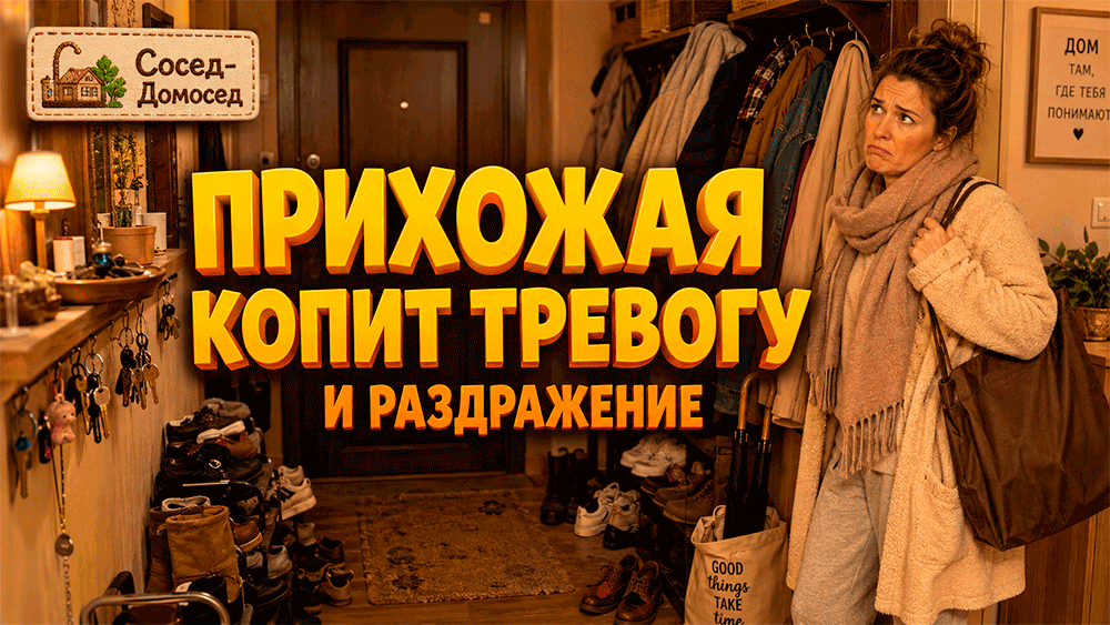 Почему в прихожей скапливается тревога и раздражение