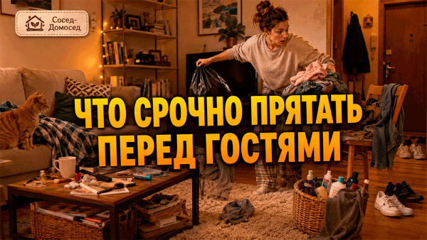 Что срочно спрятать перед приходом гостей – вещи, которые превращают дом в музей бытового позора