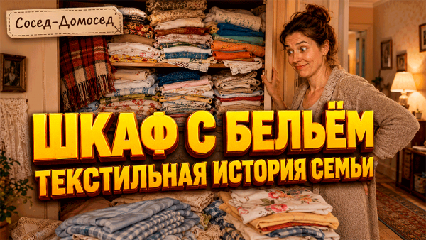 Шкаф с бельём – текстильная история семьи Шкаф с бельём – текстильная история семьи