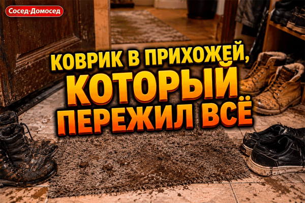 Коврик в прихожей, который пережил всё – ветеран квартиры Коврик в прихожей, который пережил всё – ветеран квартиры