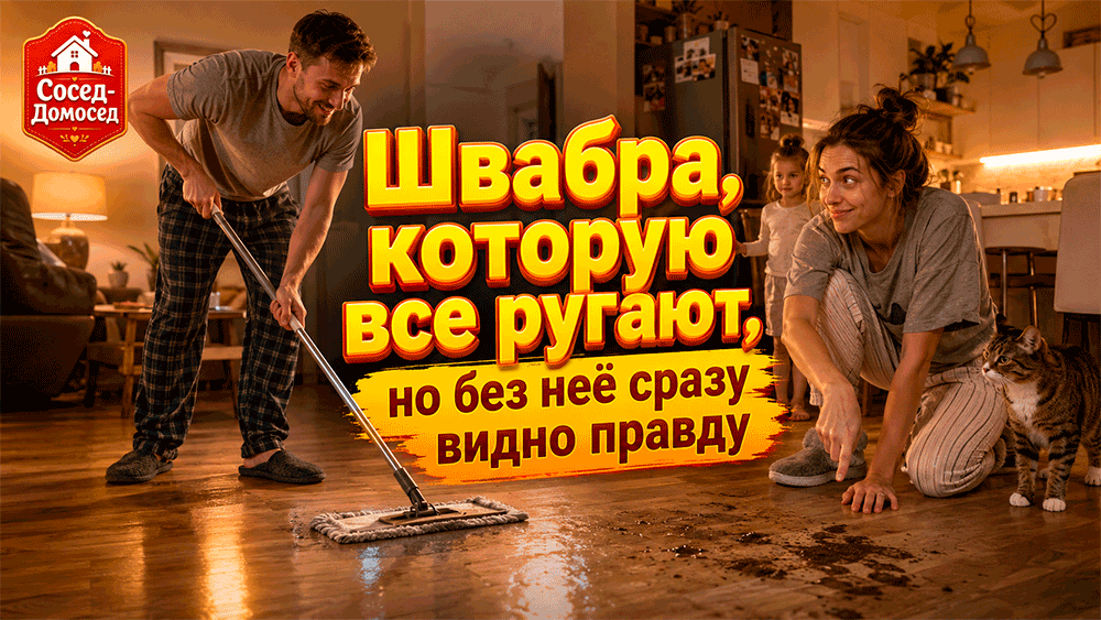 Швабра, которую все ругают, но без неё сразу видно правду