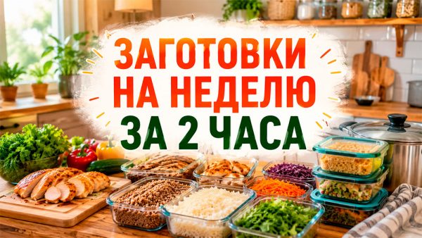 Заготовки на неделю за 2 часа – что приготовить заранее